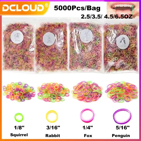 Orthodontic Latex Elastics, 2.5/3.5/4.5/6.5OZ · Image 1