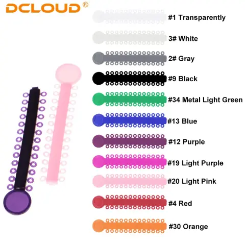 Colorful Elastic Ligature Ties and Power Chain · Image 4