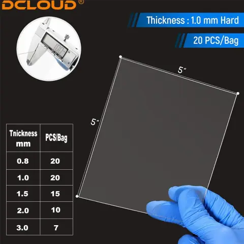 Square Thermoforming Sheet, Soft/Hard · Image 2
