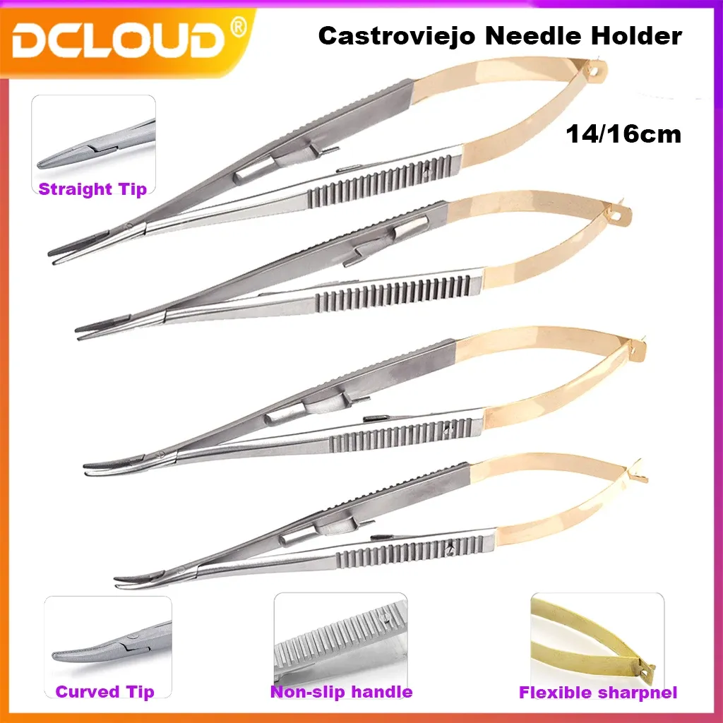 Castroviejo Needle Holder with Lock, 14Cm/16Cm · Image 1