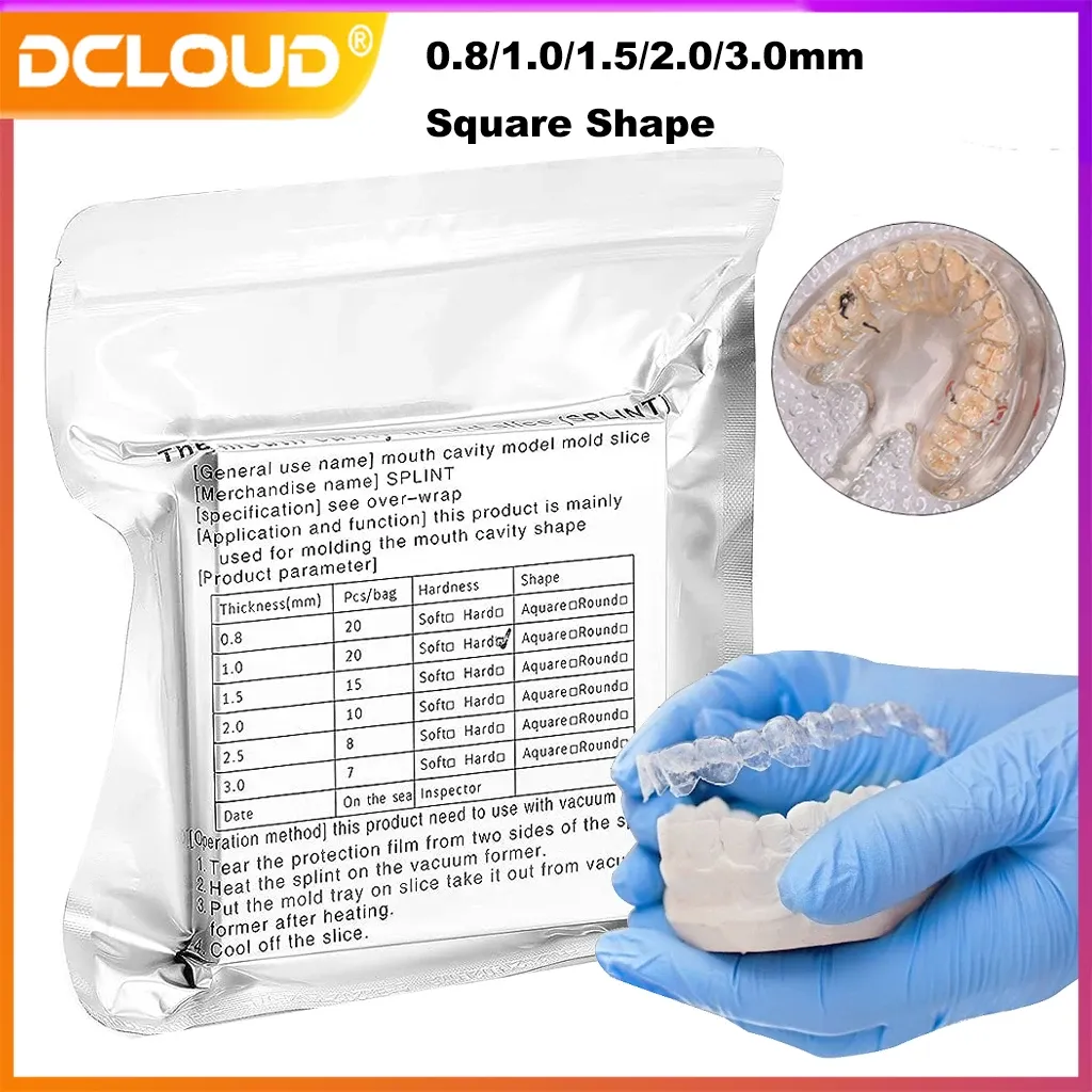 Square Thermoforming Sheet, Soft/Hard · Image 1